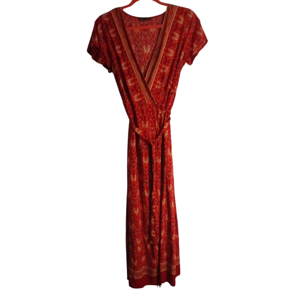 Pretty Garden Boho Wrap Maxi - S